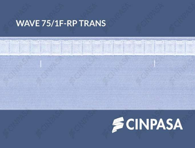  Perfect Wave Tape with 1 Pocket, Type F with Markings, Transparent 